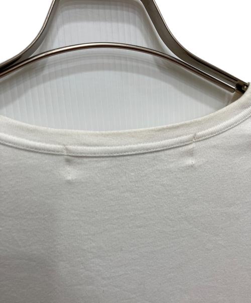 PLAY COMME des GARCONS（プレイコムデギャルソン）PLAY COMME des GARCONS (プレイコムデギャルソン) ハートワッペン長袖カットソー ホワイト サイズ:Mの古着・服飾アイテム