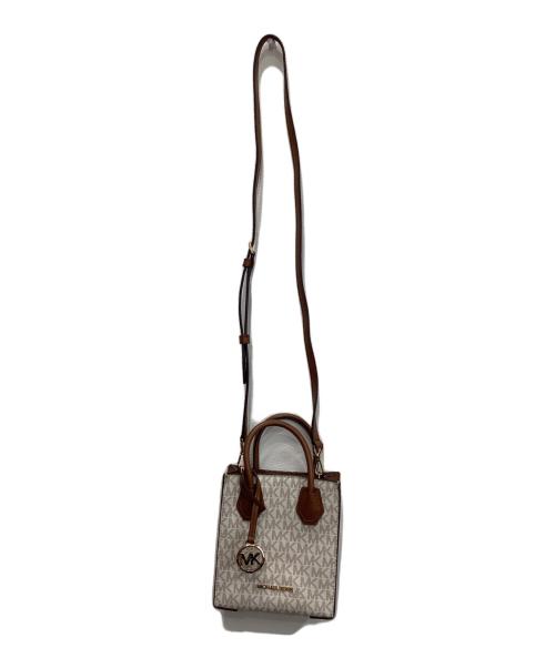 MICHAEL KORS（マイケル・コース）MICHAEL KORS (マイケル・コース) ショルダーバッグ ベージュの古着・服飾アイテム