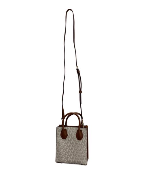 MICHAEL KORS（マイケル・コース）MICHAEL KORS (マイケル・コース) ショルダーバッグ ベージュの古着・服飾アイテム
