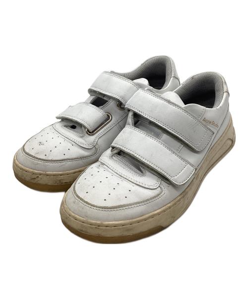 Acne studios（アクネ ストゥディオズ）ACNE STUDIOS (アクネ ストゥディオズ) ベルクロスニーカー ホワイト サイズ:41の古着・服飾アイテム