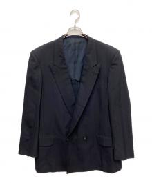 COMME des GARCONS HOMME DEUX（コムデギャルソン オム ドゥ）の古着「ウールテーラードジャケット」｜ネイビー