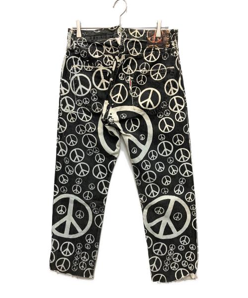 LEVI'S VINTAGE CLOTHING（リーバイス ビンテージ クロージング）LEVI'S VINTAGE CLOTHING (リーバイス ビンテージ クロージング) 551ZXXプリントパンツ ブラック×ホワイト サイズ:W32の古着・服飾アイテム