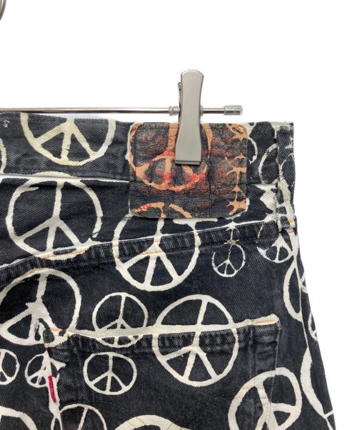 LEVI'S VINTAGE CLOTHING（リーバイス ビンテージ クロージング）LEVI'S VINTAGE CLOTHING (リーバイス ビンテージ クロージング) 551ZXXプリントパンツ ブラック×ホワイト サイズ:W32の古着・服飾アイテム