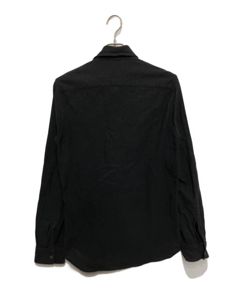 ANN DEMEULEMEESTER（アンドゥムルメステール）ANN DEMEULEMEESTER (アンドゥムルメステール) 長袖シャツ ブラック サイズ:Sの古着・服飾アイテム