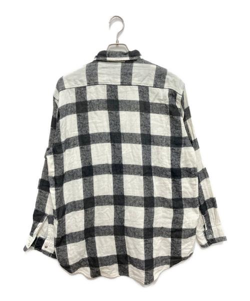 GENERAL RESEARCH（ジェネラルリサーチ）GENERAL RESEARCH (ジェネラルリサーチ) 90'sガーゼチェックシャツ ブラック サイズ:Lの古着・服飾アイテム