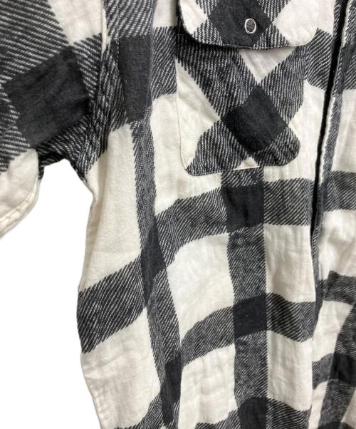 GENERAL RESEARCH（ジェネラルリサーチ）GENERAL RESEARCH (ジェネラルリサーチ) 90'sガーゼチェックシャツ ブラック サイズ:Lの古着・服飾アイテム