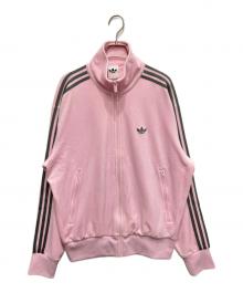 adidas×Snidel（アディダス×スナイデル）の古着「ファイヤーバード トラックトップ ベロア」｜ピンク