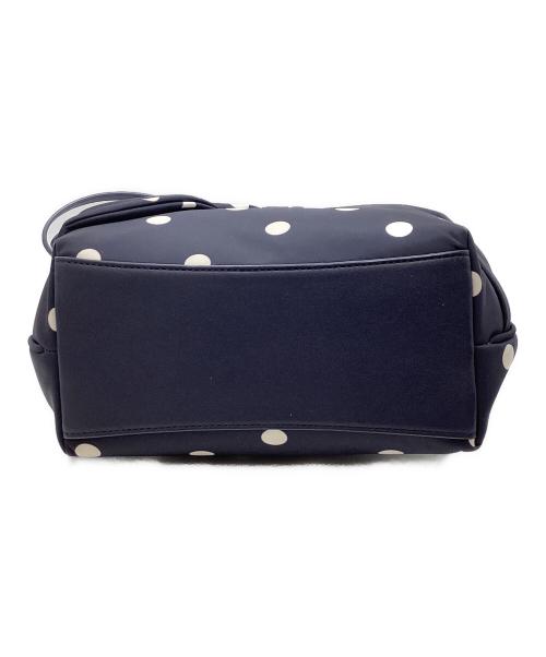 Kate Spade（ケイトスペード）Kate Spade (ケイトスペード) オン パーパス ポルカ ドット ボウ ネイビーの古着・服飾アイテム