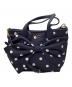 Kate Spade（ケイトスペード）の古着「オン パーパス ポルカ ドット ボウ」｜ネイビー