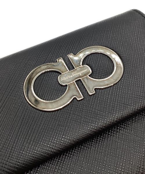 Salvatore Ferragamo（サルヴァトーレ フェラガモ）Salvatore Ferragamo (サルヴァトーレ フェラガモ) 2つ折り財布 ブラックの古着・服飾アイテム