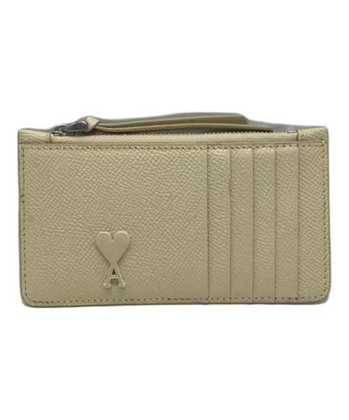 AMI Alexandre Mattiussi（アミアレクサンドルマテュッシ）AMI Alexandre Mattiussi (アミアレクサンドルマテュッシ) カードケース アイボリーの古着・服飾アイテム