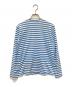 PLAY COMME des GARCONS (プレイコムデギャルソン) ボーダーカットソー ブルー サイズ:L：5000円