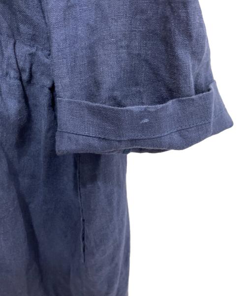 08MAB（ゼロハチマブ）08MAB (ゼロハチマブ) リネンワンピース ネイビー サイズ:表記無しの古着・服飾アイテム