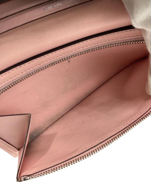 HERMES（エルメス）HERMES (エルメス) ベアンスフレロングウォレット ローズサクラ×ブーゲンビリアの古着・服飾アイテム