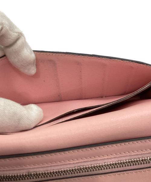 HERMES（エルメス）HERMES (エルメス) ベアンスフレロングウォレット ローズサクラ×ブーゲンビリアの古着・服飾アイテム
