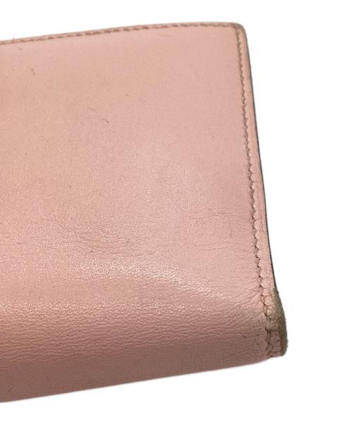 HERMES（エルメス）HERMES (エルメス) ベアンスフレロングウォレット ローズサクラ×ブーゲンビリアの古着・服飾アイテム