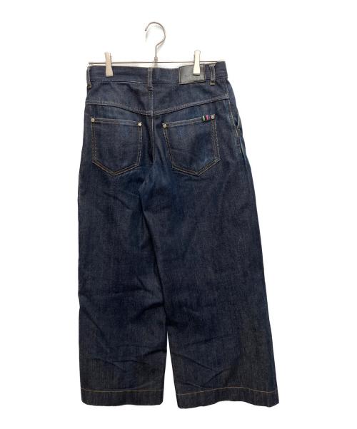 PS Paul Smith（ＰＳポールスミス）PS Paul Smith (ＰＳポールスミス) タックワイドデニムパンツ インディゴ サイズ:38の古着・服飾アイテム