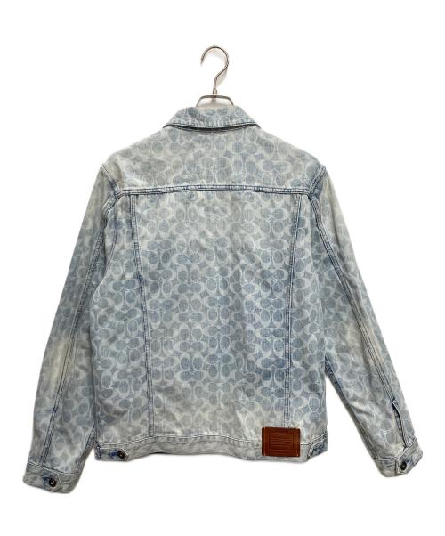 COACH（コーチ）COACH (コーチ) シグネチャーデニムジャケット ブルー サイズ:Lの古着・服飾アイテム