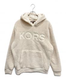MICHAEL KORS（マイケルコース）の古着「エコファープルオーバーパーカー」｜ホワイト