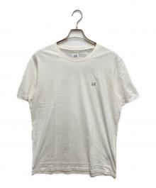 C.P COMPANY（シーピーカンパニー）の古着「ゴーグルプリントTシャツ」｜ホワイト