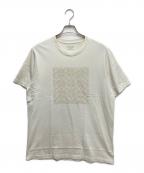 COACHコーチ）の古着「シグネチャープリントTシャツ」｜ホワイト