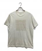 COACHコーチ）の古着「シグネチャープリントTシャツ」｜ホワイト