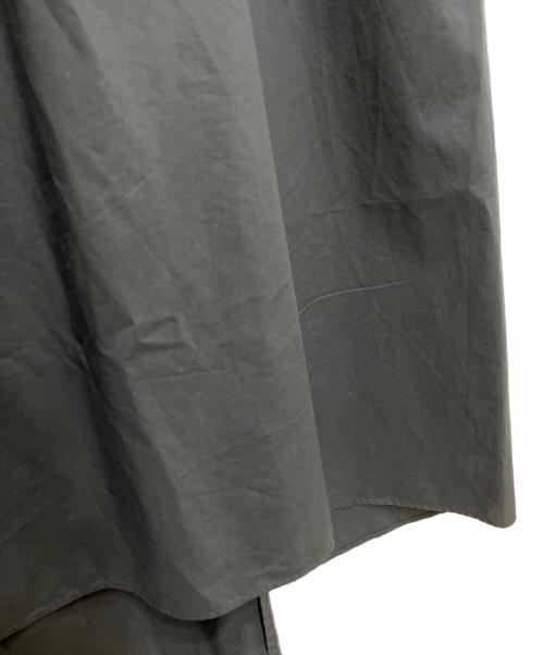 BALLSEY（ボールジィ）BALLSEY (ボールジィ) コットンタイプライター ノースリーブAラインワンピース ブラック サイズ:36の古着・服飾アイテム