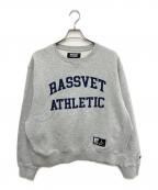 RUSSELL ATHLETIC×PACCBETラッセルアスレチック×ラスベート）の古着「ロゴ刺繍スウェット」｜グレー