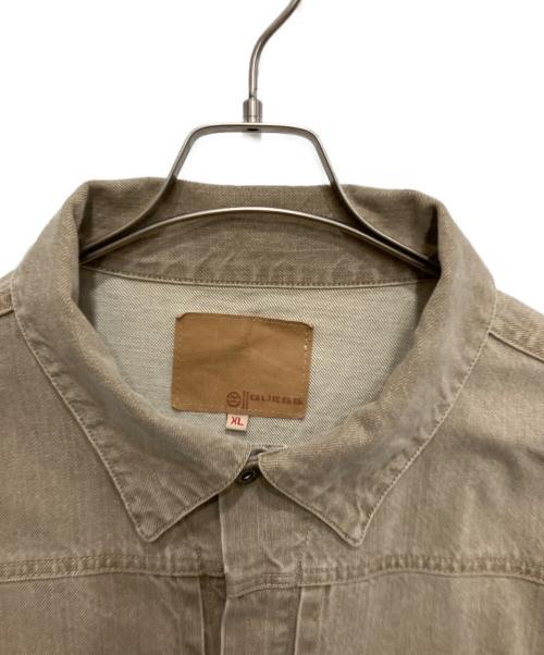 GUESS（ゲス）GUESS (ゲス) デニムジャケット ベージュ サイズ:XLの古着・服飾アイテム