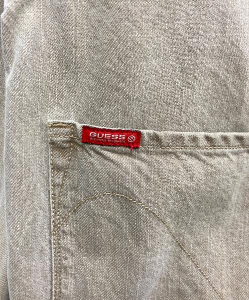GUESS（ゲス）GUESS (ゲス) デニムジャケット ベージュ サイズ:XLの古着・服飾アイテム