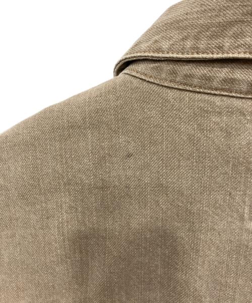 GUESS（ゲス）GUESS (ゲス) デニムジャケット ベージュ サイズ:XLの古着・服飾アイテム