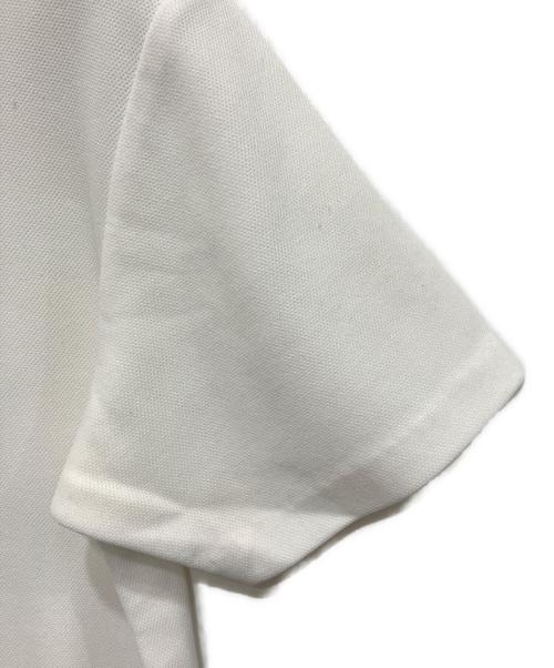 CHEMISE LACOSTE（シュミーズ ラコステ）CHEMISE LACOSTE (シュミーズ ラコステ) ワニ刺繍ワッペンシャツワンピース ホワイト サイズ:不明の古着・服飾アイテム