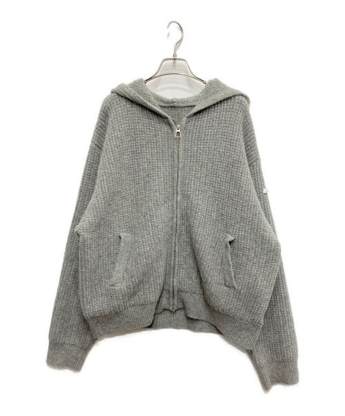 WARDEN EDGE（ウォーデンエッジ）WARDEN EDGE (ウォーデンエッジ) ニットパーカー グレー サイズ:Sの古着・服飾アイテム