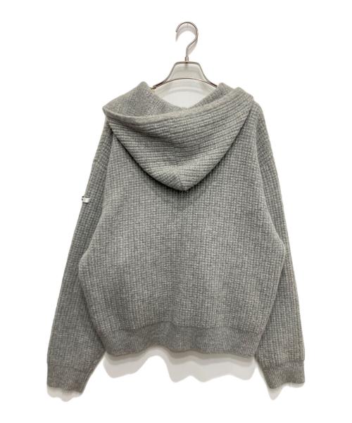 WARDEN EDGE（ウォーデンエッジ）WARDEN EDGE (ウォーデンエッジ) ニットパーカー グレー サイズ:Sの古着・服飾アイテム