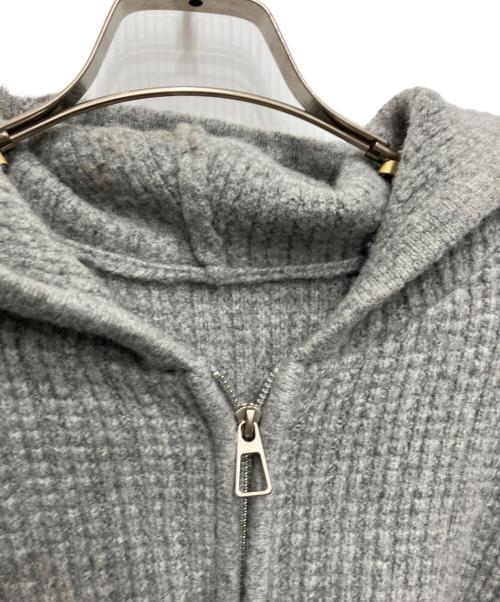 WARDEN EDGE（ウォーデンエッジ）WARDEN EDGE (ウォーデンエッジ) ニットパーカー グレー サイズ:Sの古着・服飾アイテム