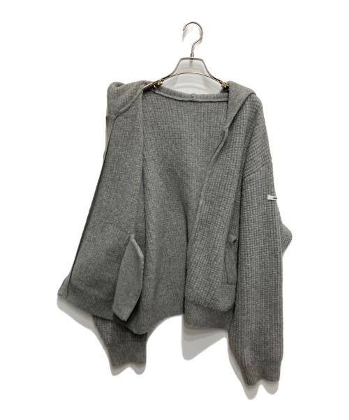 WARDEN EDGE（ウォーデンエッジ）WARDEN EDGE (ウォーデンエッジ) ニットパーカー グレー サイズ:Sの古着・服飾アイテム
