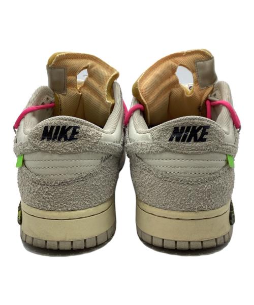 NIKE（ナイキ）NIKE (ナイキ) OFFWHITE (オフホワイト) Dunk Low グレー×ホワイト サイズ:27の古着・服飾アイテム