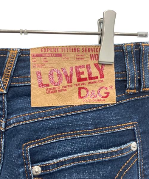 D&G（ディーアンドジー）D&G (ディーアンドジー) ローライズデニム インディゴ サイズ:61cm (W24)の古着・服飾アイテム