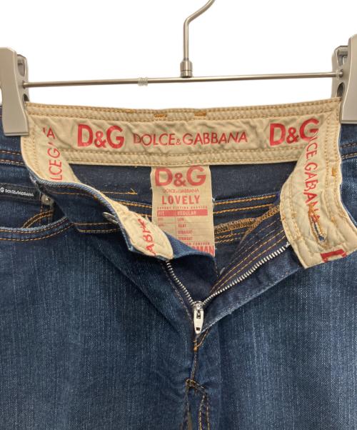 D&G（ディーアンドジー）D&G (ディーアンドジー) ローライズデニム インディゴ サイズ:61cm (W24)の古着・服飾アイテム