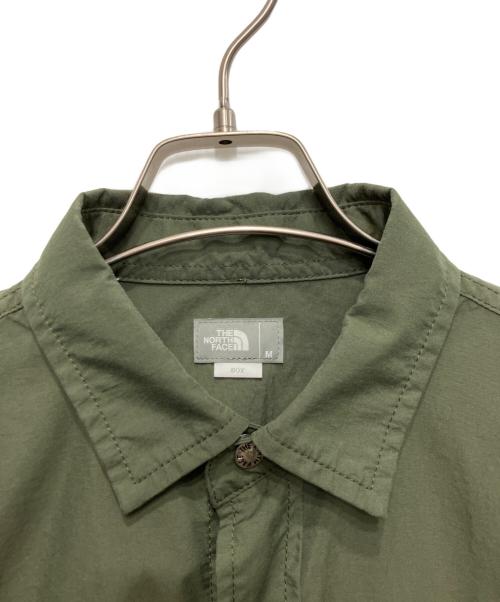 THE NORTH FACE（ザ ノース フェイス）THE NORTH FACE (ザ ノース フェイス) L/S Nuptse Shirt （L/S ヌプシシャツ ） カーキ サイズ:Ｍの古着・服飾アイテム