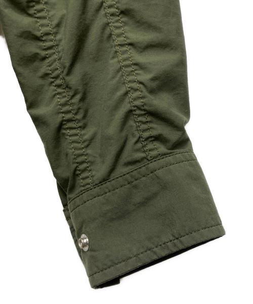 THE NORTH FACE（ザ ノース フェイス）THE NORTH FACE (ザ ノース フェイス) L/S Nuptse Shirt （L/S ヌプシシャツ ） カーキ サイズ:Ｍの古着・服飾アイテム