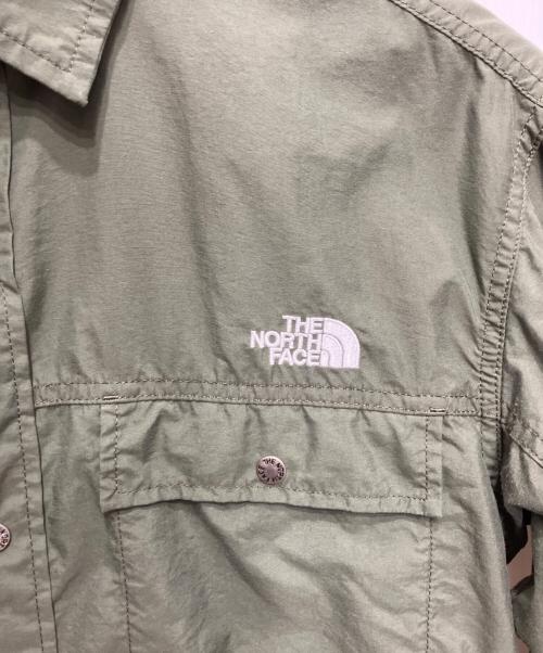 THE NORTH FACE（ザ ノース フェイス）THE NORTH FACE (ザ ノース フェイス) L/S Nuptse Shirt （L/S ヌプシシャツ ） カーキ サイズ:Ｍの古着・服飾アイテム
