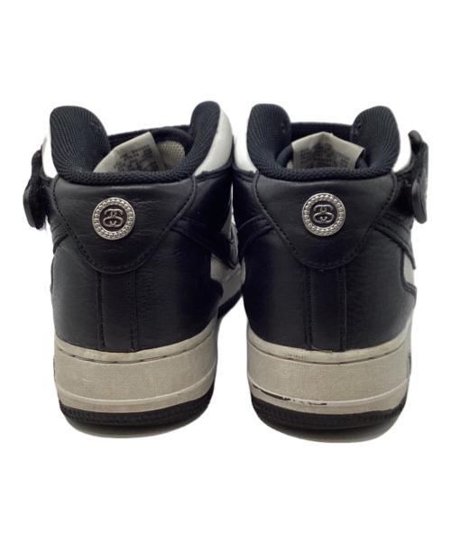 NIKE（ナイキ）NIKE (ナイキ) stussy (ステューシー) AIR FORCE 1 07 MID SP ホワイト×ブラック サイズ:24.5の古着・服飾アイテム