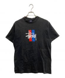 stussy（ステューシー）の古着「プリントTシャツ」｜ブラック