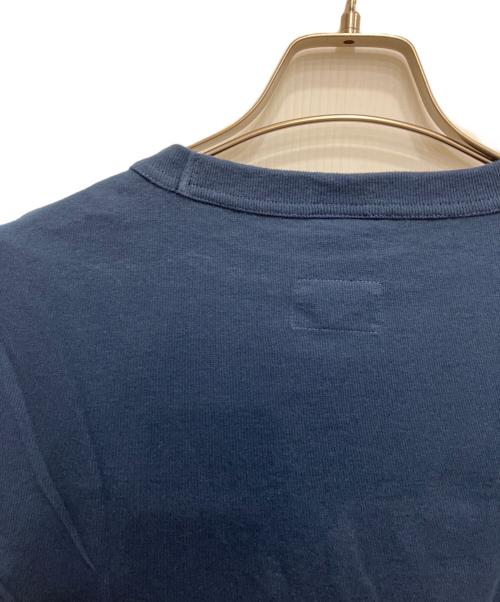 Champion（チャンピオン）Champion (チャンピオン) stussy (ステューシー) World Tour Tee （ワールド ツアー ティー） ブルー サイズ:Mの古着・服飾アイテム