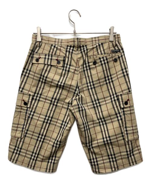 BURBERRY BLACK LABEL（バーバリーブラックレーベル）BURBERRY BLACK LABEL (バーバリーブラックレーベル) ノバチェックハーフパンツ ベージュ サイズ:76の古着・服飾アイテム