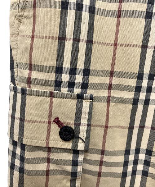 BURBERRY BLACK LABEL（バーバリーブラックレーベル）BURBERRY BLACK LABEL (バーバリーブラックレーベル) ノバチェックハーフパンツ ベージュ サイズ:76の古着・服飾アイテム