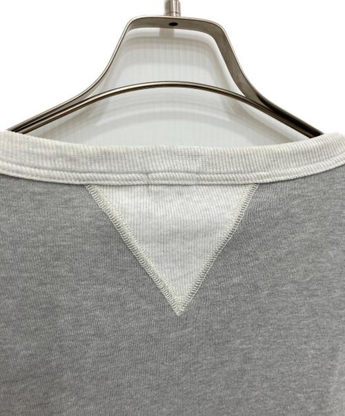 HINOYA（ヒノヤ）HINOYA (ヒノヤ) 両Ｖガゼットスウェット グレー サイズ:Mの古着・服飾アイテム