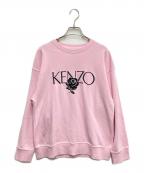 KENZOケンゾー）の古着「ロゴ刺繍スウェット」｜ピンク