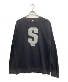 stussy（ステューシー）の古着「ロゴスウェット」｜ブラック